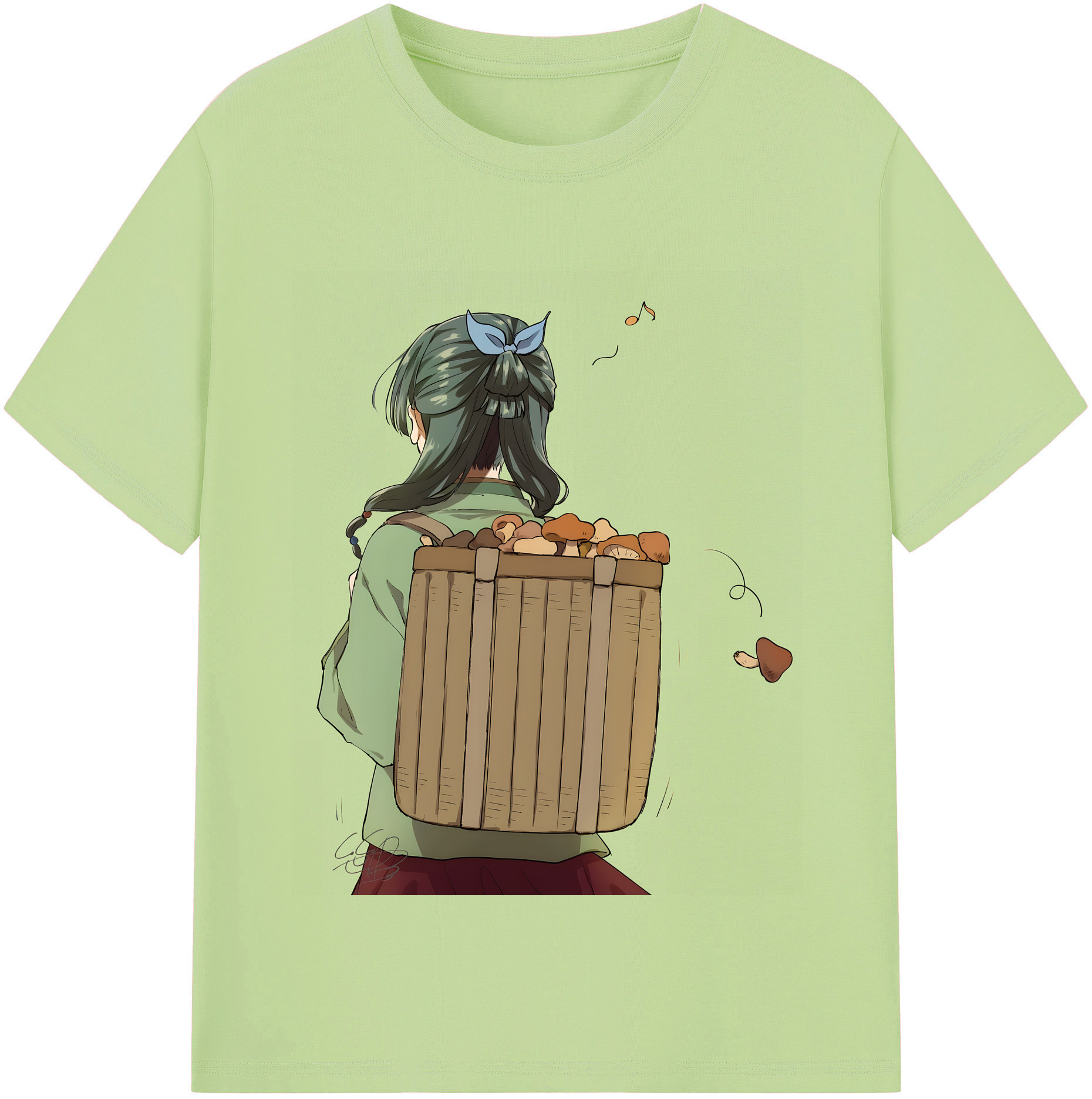 （画像用） 薬屋のひとりごと The Apothecary Diaries 綿100％半袖Tシャツ（フロントプリント）